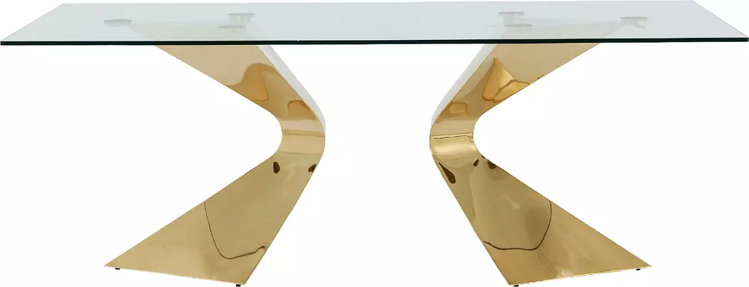 Esstisch Gloria Gold 200 x 100 cm