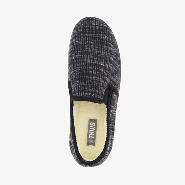 Thu!s gevoerde heren pantoffels grijs