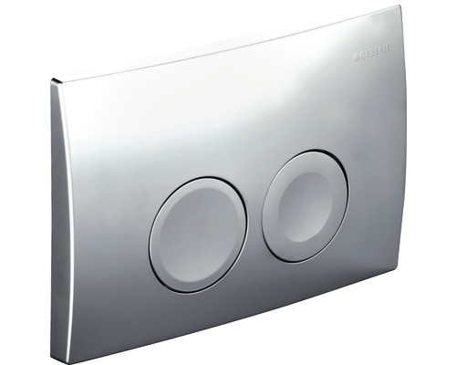 GEBERIT Delta 21 bedieningsplaat, mat chroom / mat chroom drukknop 115.125.46.1
