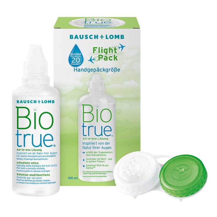 Biotrue Flight Pack Flaschen, 100 ml