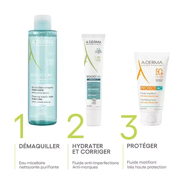 A-Derma Biology AC Perfect Fluide Anti-Imperfections Anti-Marques 40 ml