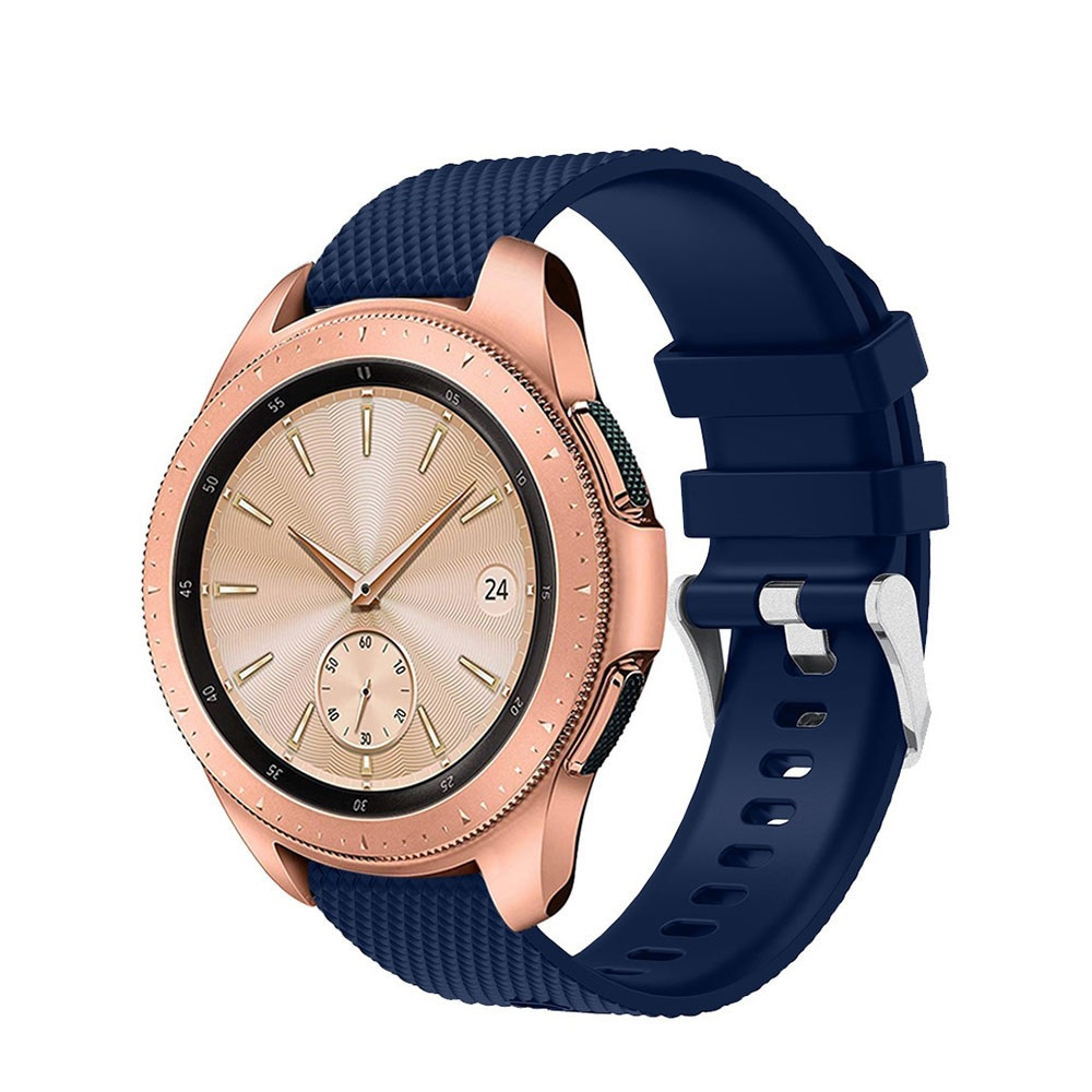 Samsung Galaxy Watch 4 Classic (42 mm / 46 mm) Sport Silikon Armband - Dunkelblau