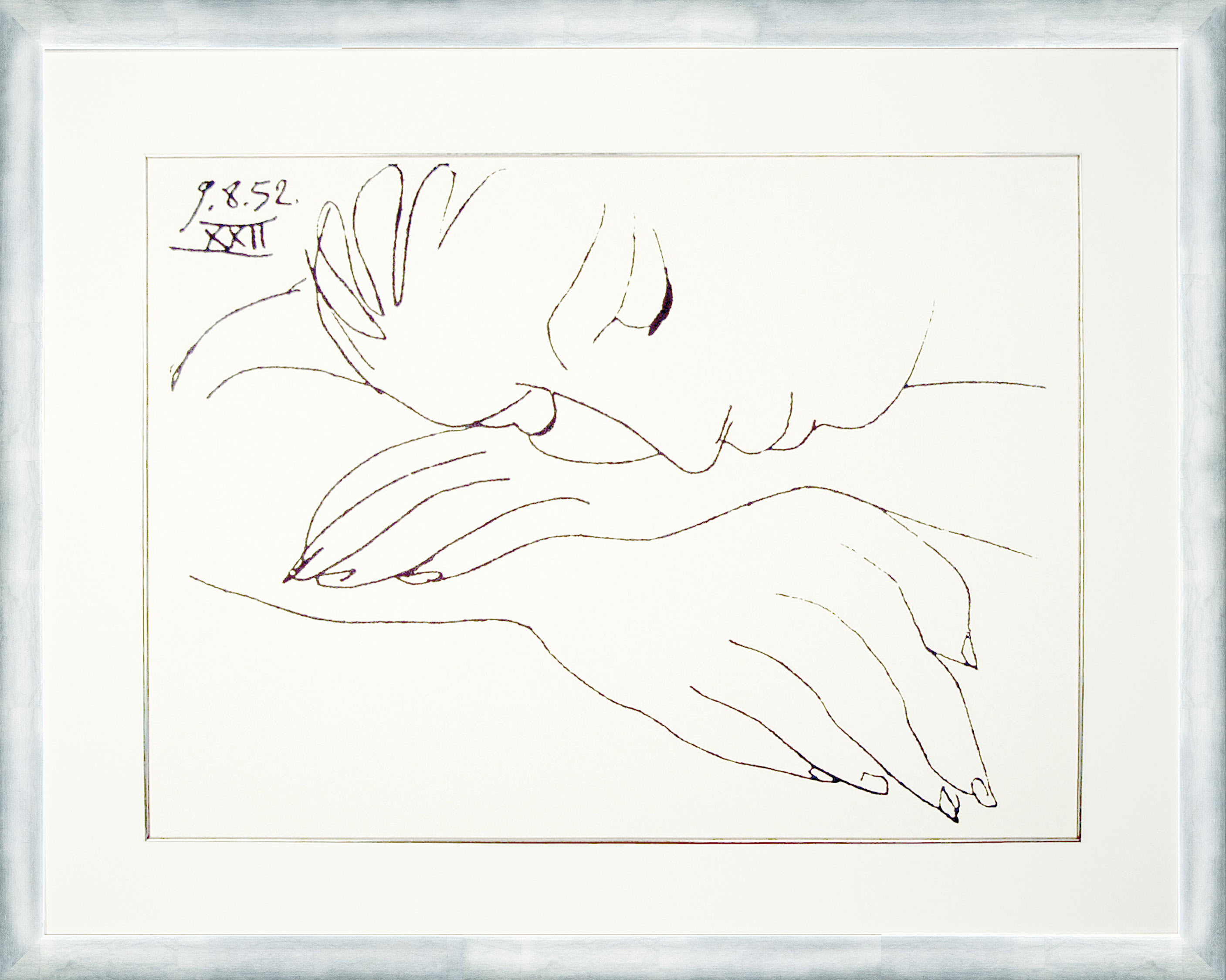 Gerahmtes-Bild PICASSO WOMAN