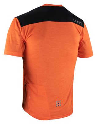 Maillot Manches Courtes Leatt MTB Trail 1.0 Flame Orange