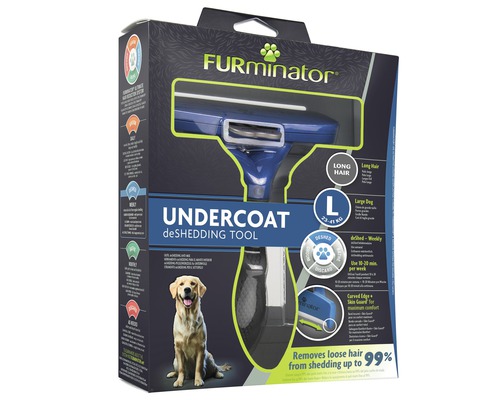 Kam FURminator hond deShedding L lang haar