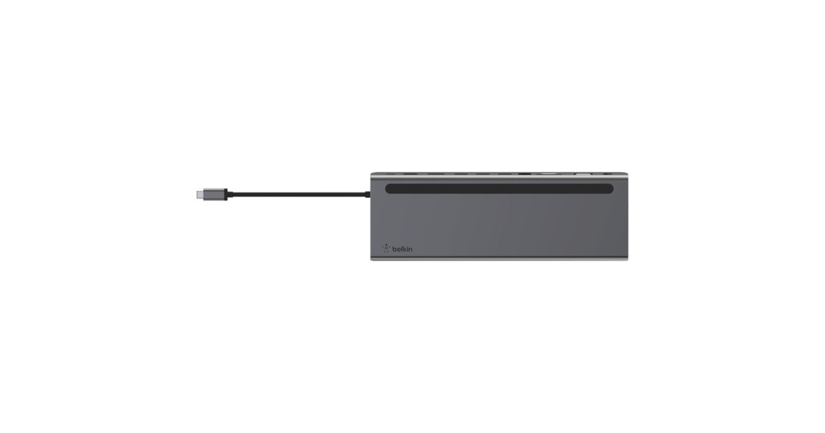 BelkinConnect 11-in-1 USB-C hub dockingstation  (Zilver/zwart)