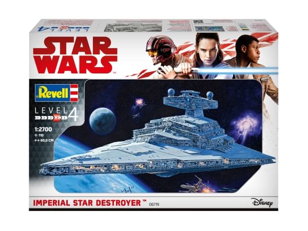 Revell 06719 Star Wars Imperial Star Destroyer großer Sternenzerstörer 1:2700, ab 12 Jahre