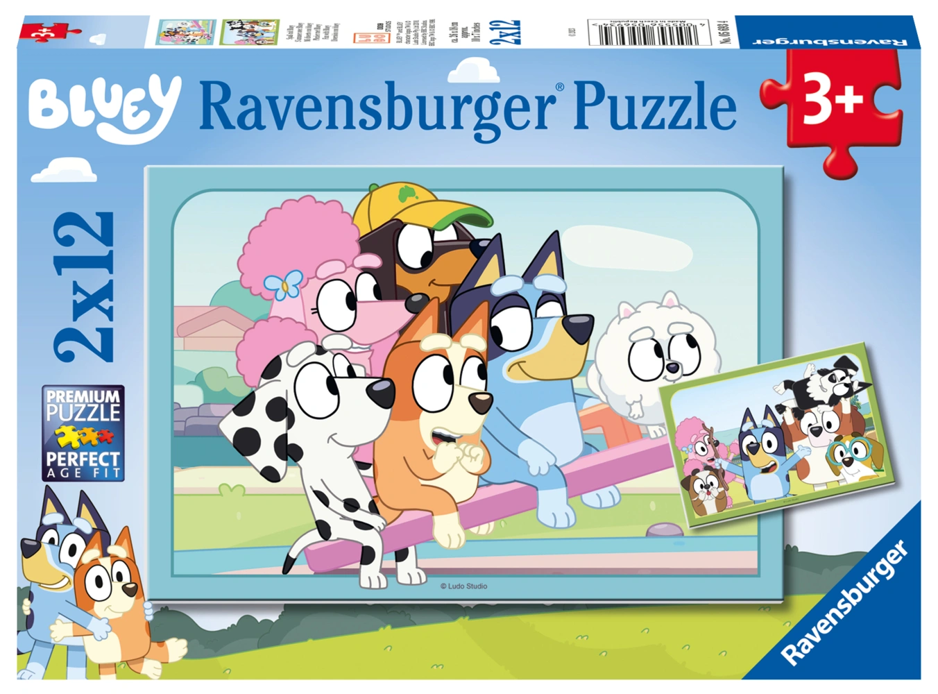 Puzzle SPAß MIT BLUEY 2x12 Teile