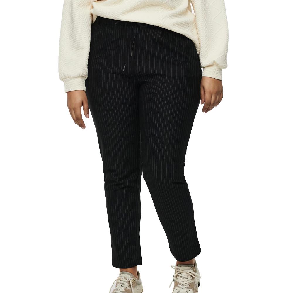 Only Carmakoma Pantalon Marine à rayures femme Only Carmakoma Carkiya