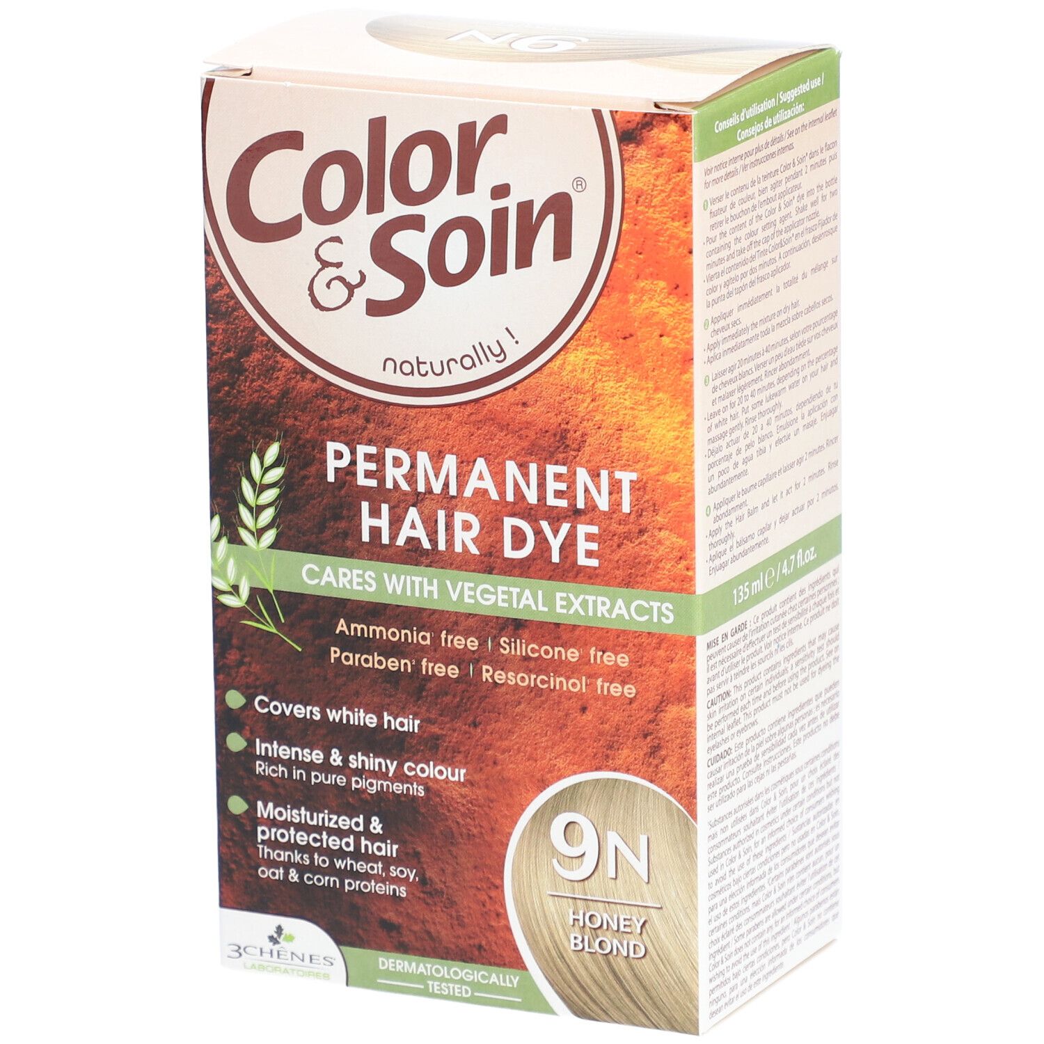 Les 3 Chênes Color & Care 9N honey blond