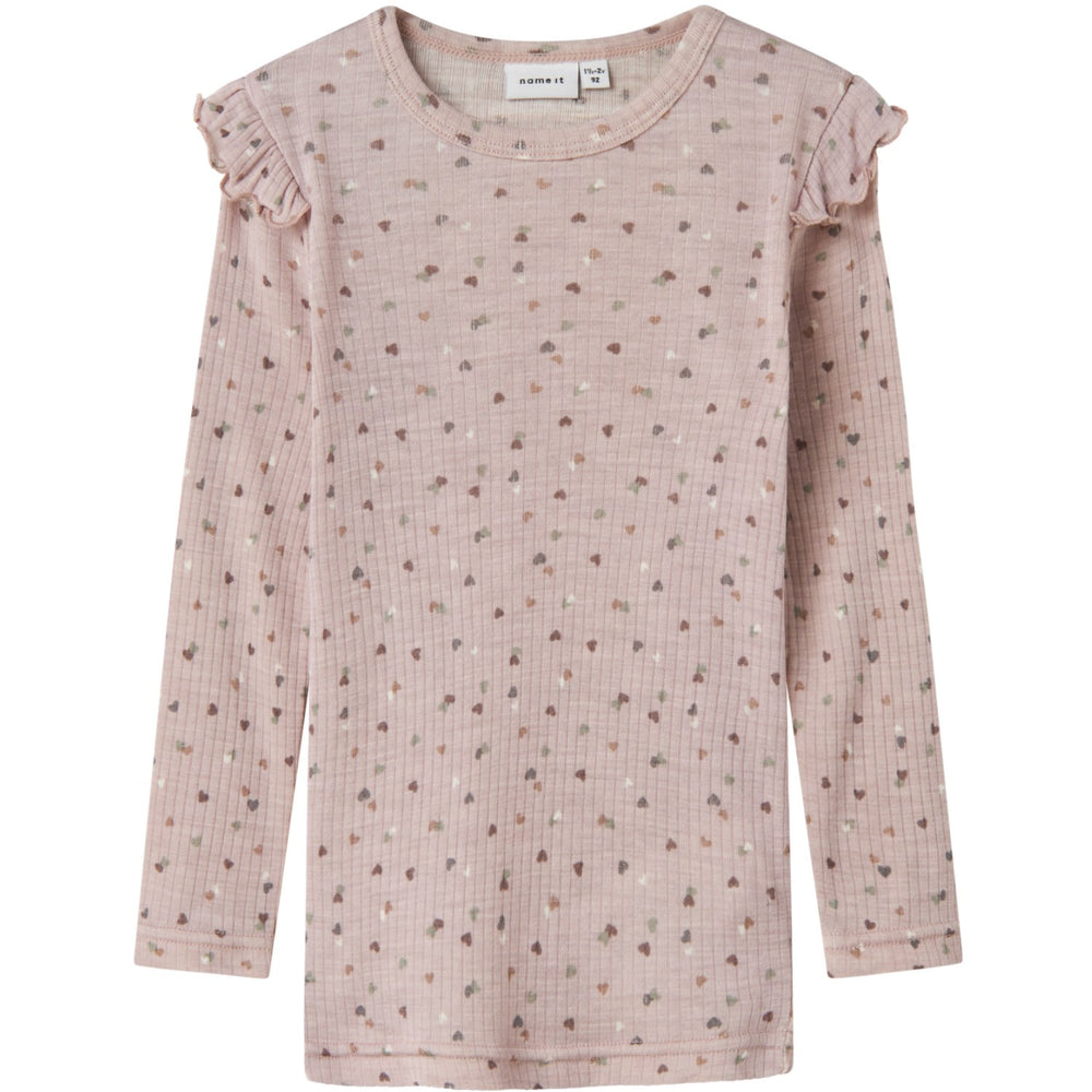 Køb Name It Shadow Gray Duts Nmfwomi Wo/Mo Ls Top