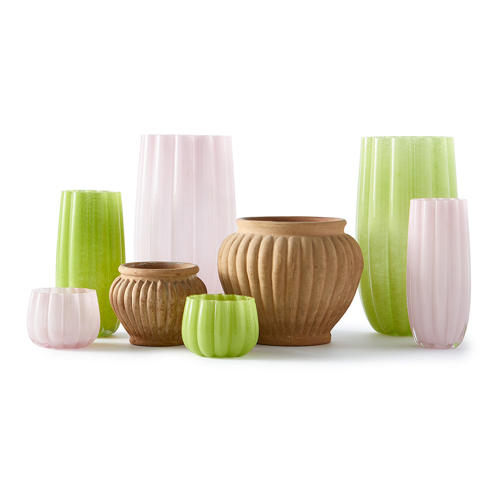 POLSPOTTEN Melon Vaas - L - Pink