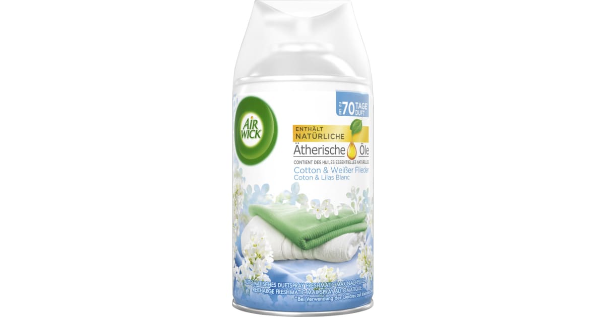 Air Wick Freshmatic Max Cotton & Weißer Flieder Nachfüller