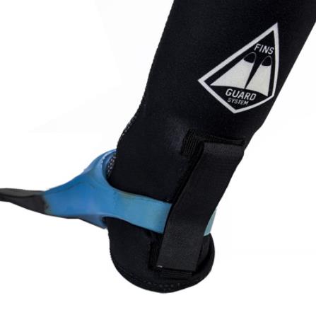 Wetty Chaussons Barefooot Waterman 2mm - Attaches palmes 8 US / 40 Eur