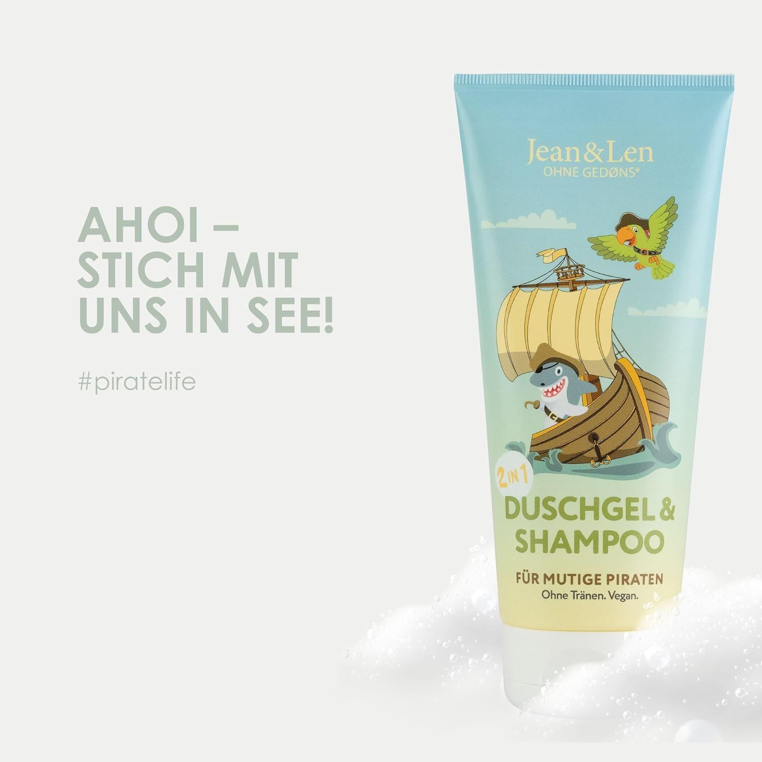 Jean & Len 2in1 Duschgel & Shampoo mutige Piraten