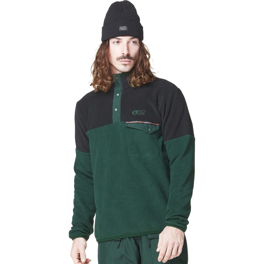 Picture Arcca Fleecepullover Herren ponderosa pine