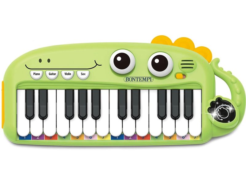 Bontempi Musikinstrument Elektronik-Keyboard blau 24 Tasten Musikalisches Spielzeug