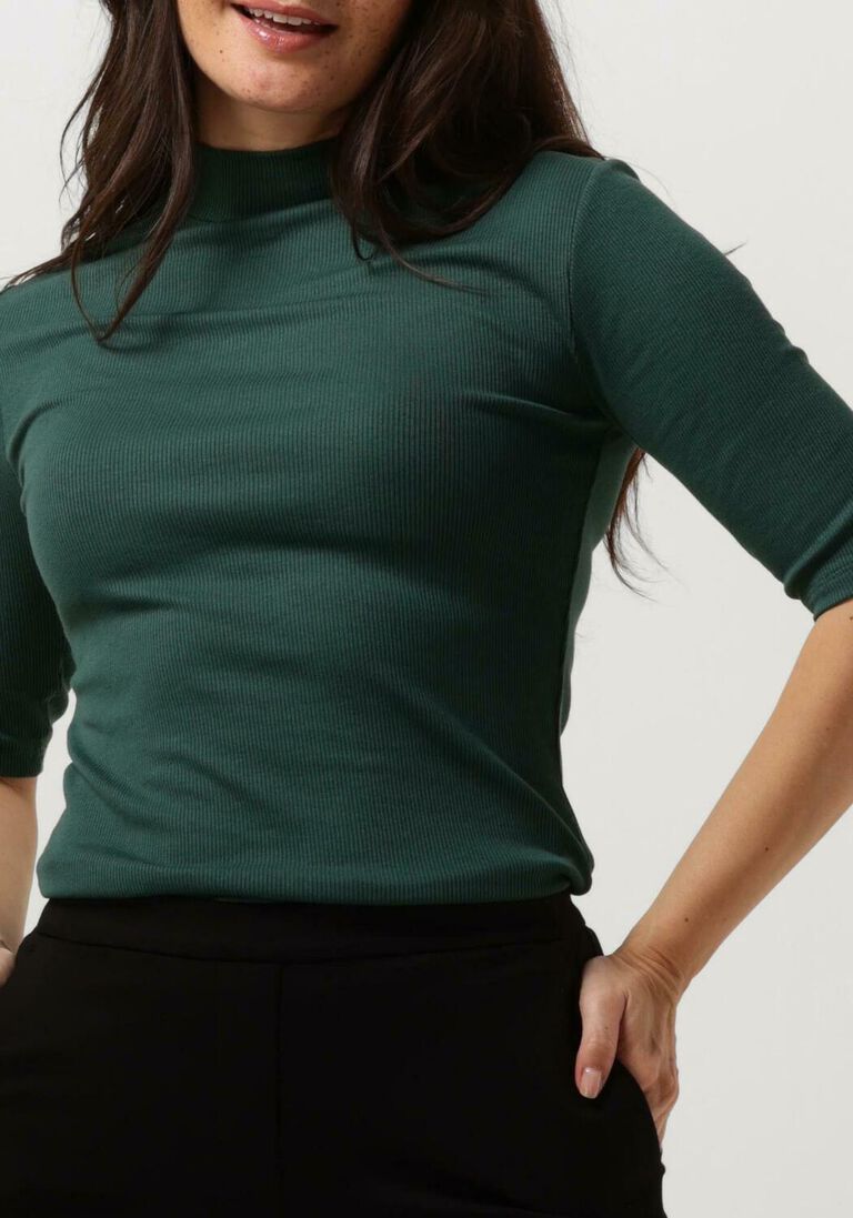 MODSTR\u00D6M groene modstr&ouml;m top krown t-shirt