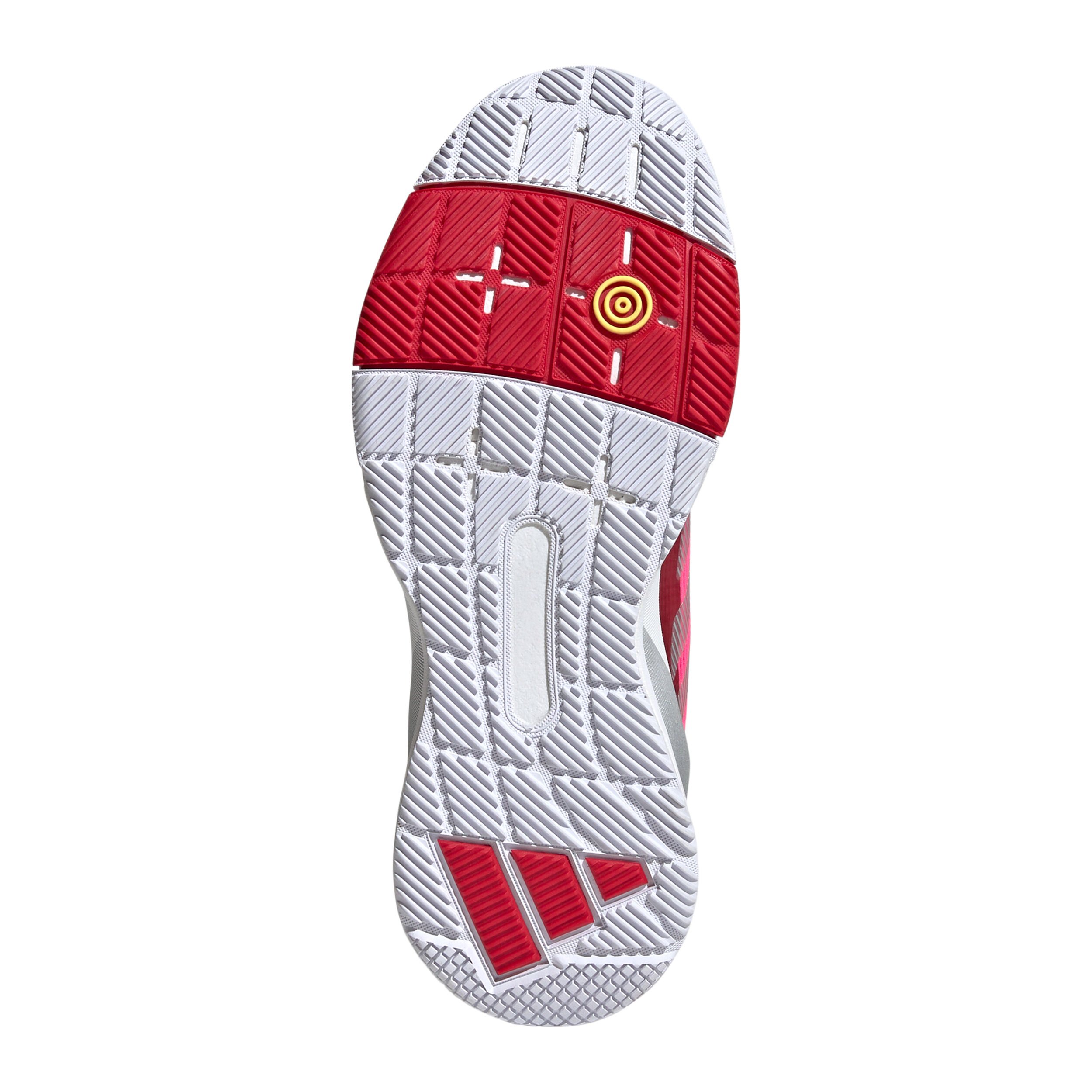 adidas Crazyquick LS Chaussures Padel Femmes - Pink , Argent