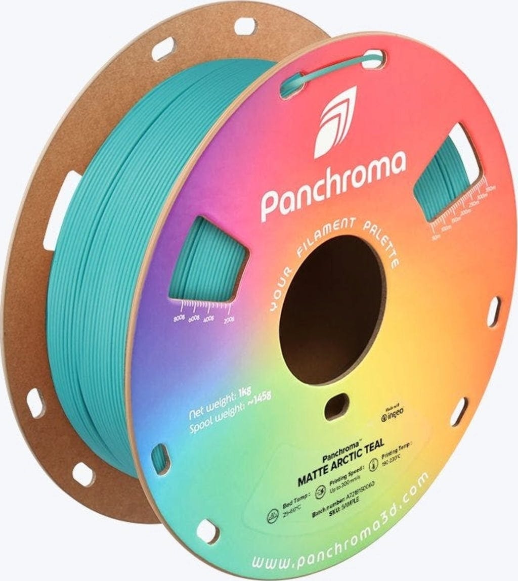 Polymaker  Panchroma™ PLA Matte Arctic Teal, 1,75 mm / 1000 g    Matte Eleganz in Arctic Teal