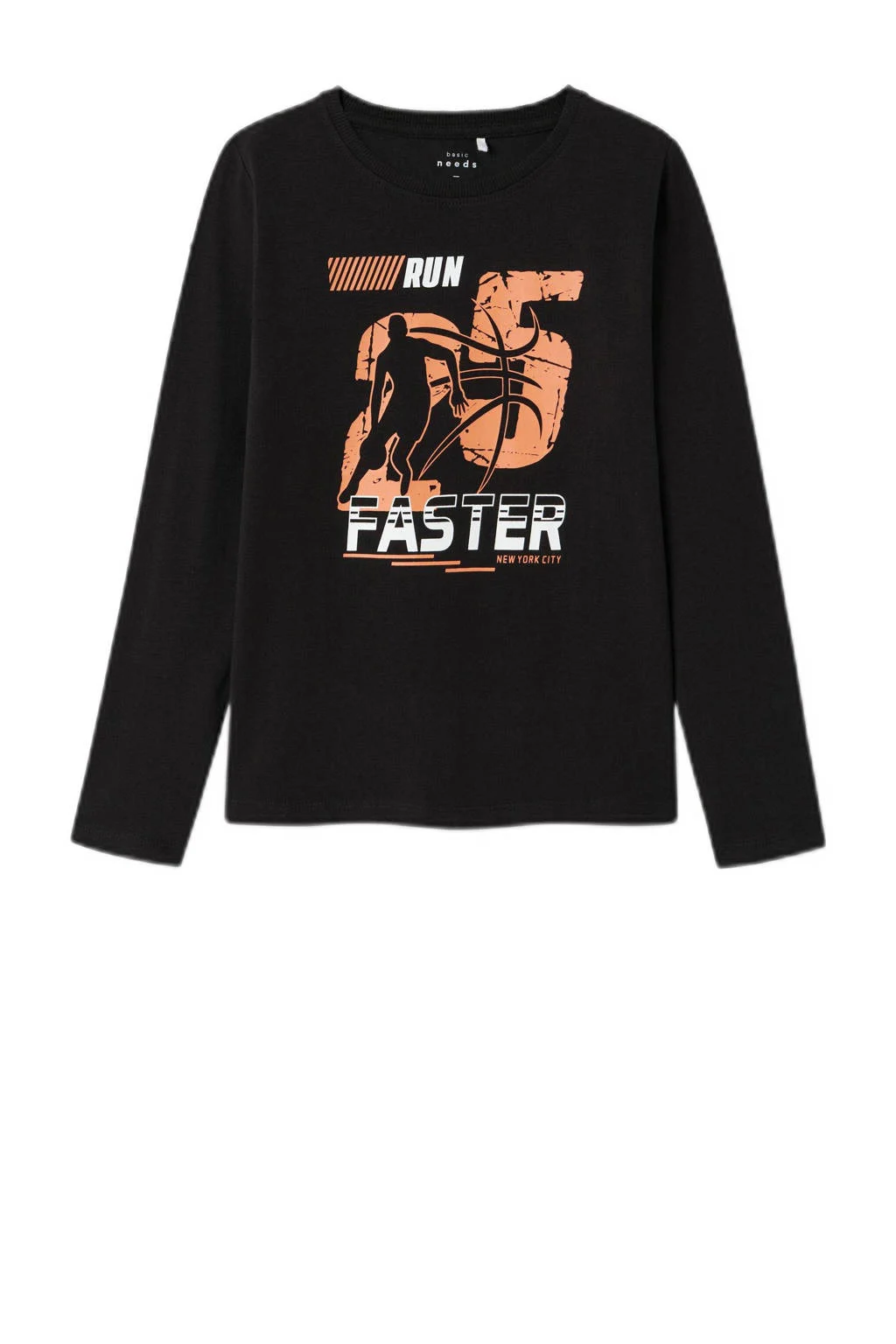 NAME IT longsleeve NKMVUX - set van 2 ecru/zwart
