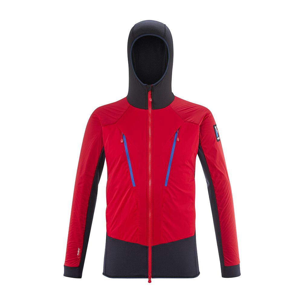 Millet TRILOGY HYBRID ALPHA - Polaire Homme saphir/rouge