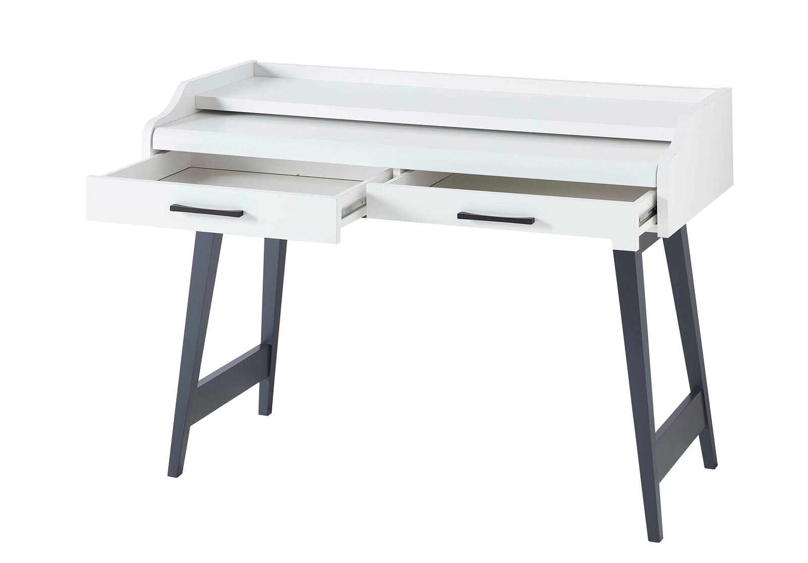 Schreibtisch Inno4Home 120x50 cm grau/weiß