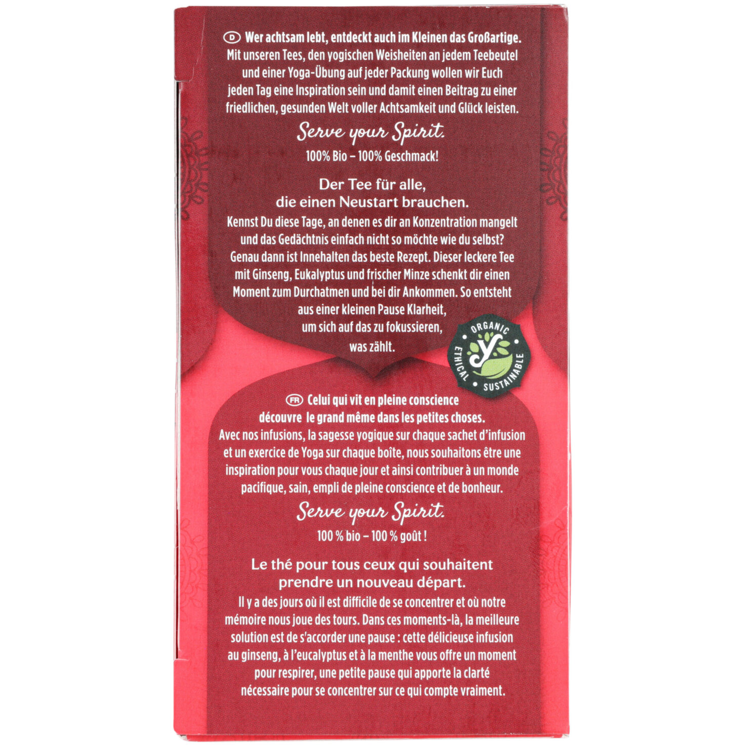 Yogi Tea Bio Klarheit 17 Beutel