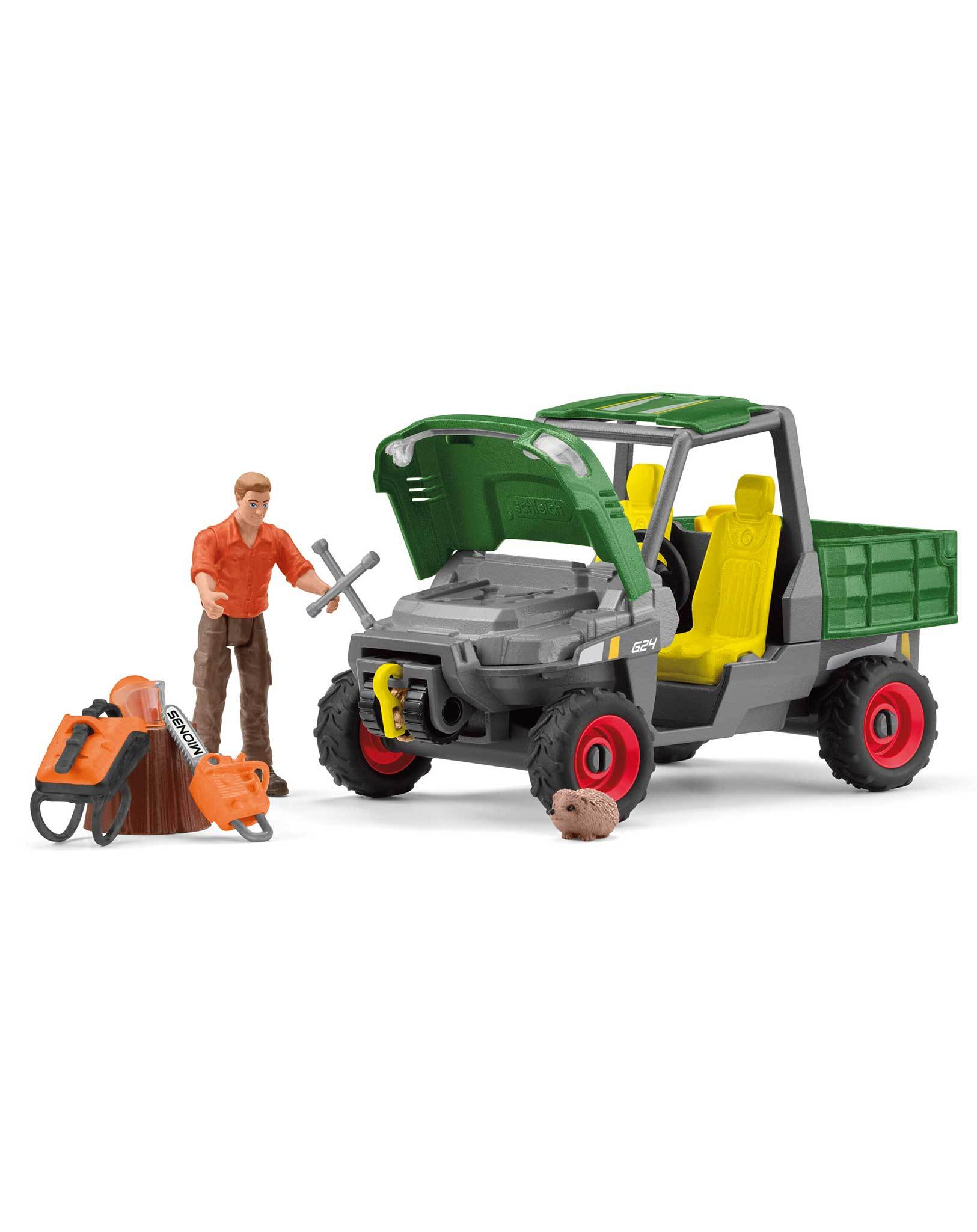 schleich® 42659 Farm World - Waldbauer mit Fahrzeug