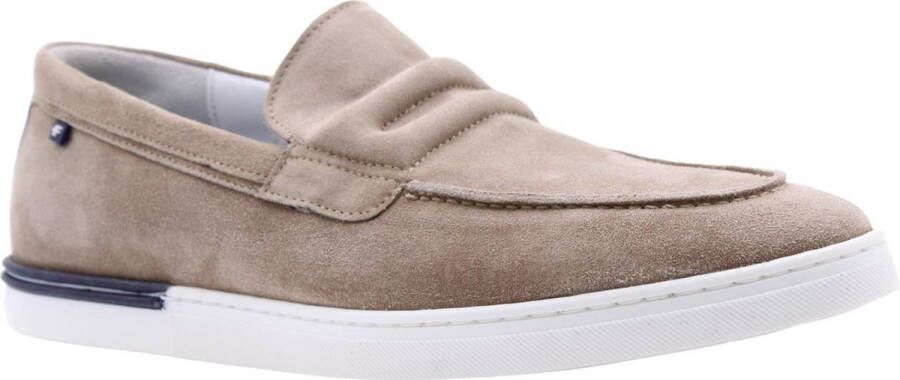 Floris van bommel 40025 De Dekker 01.04 Light Brown H-Wijdte Instapschoenen