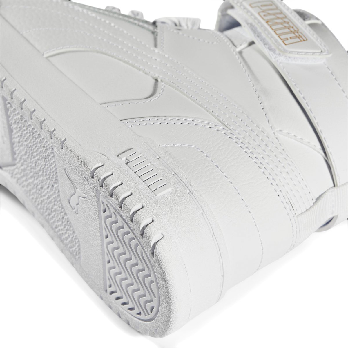 PUMA-Rebound-m-Baskets montantes - Talon plat - Blanc Multi