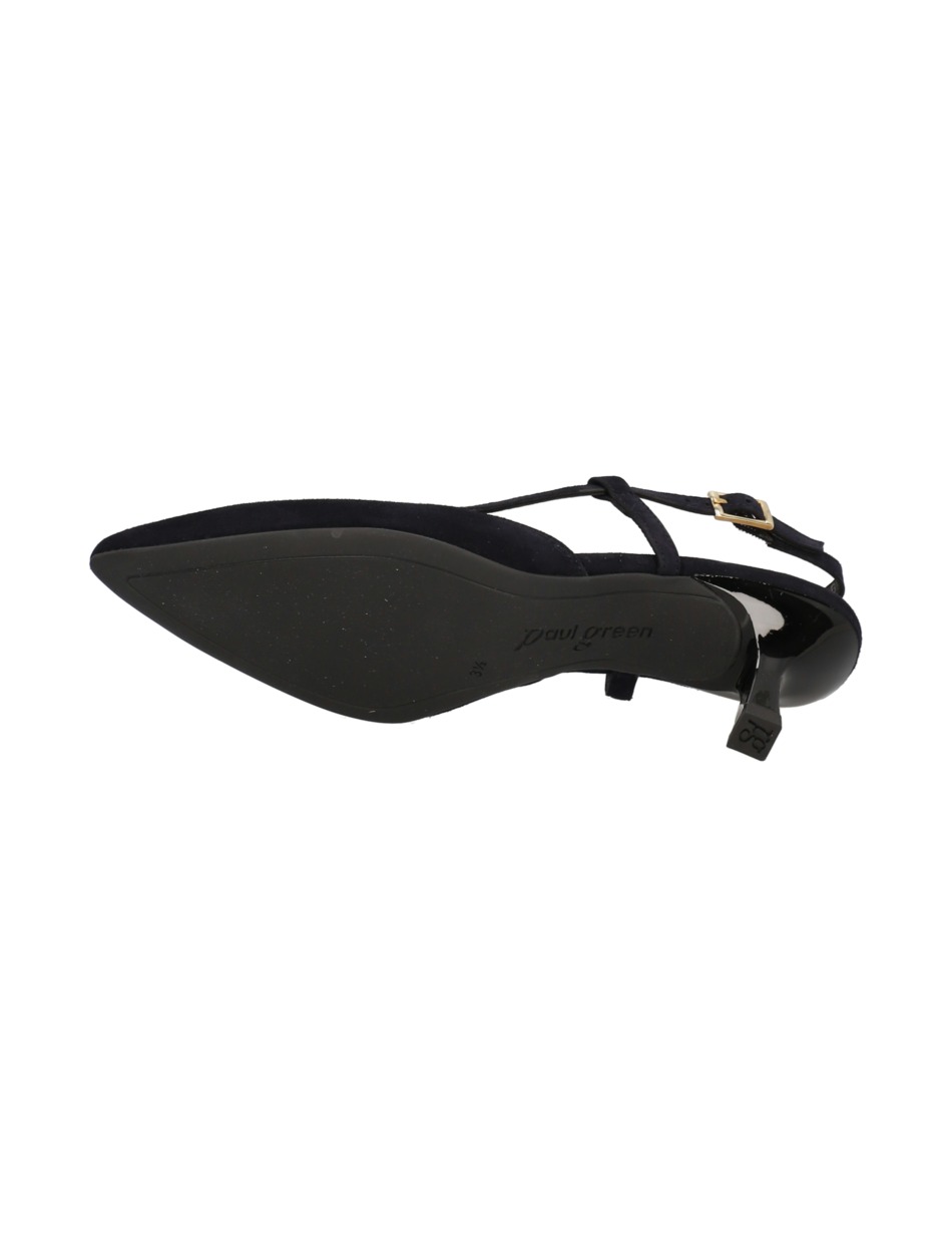 Veloursleder Slingpumps