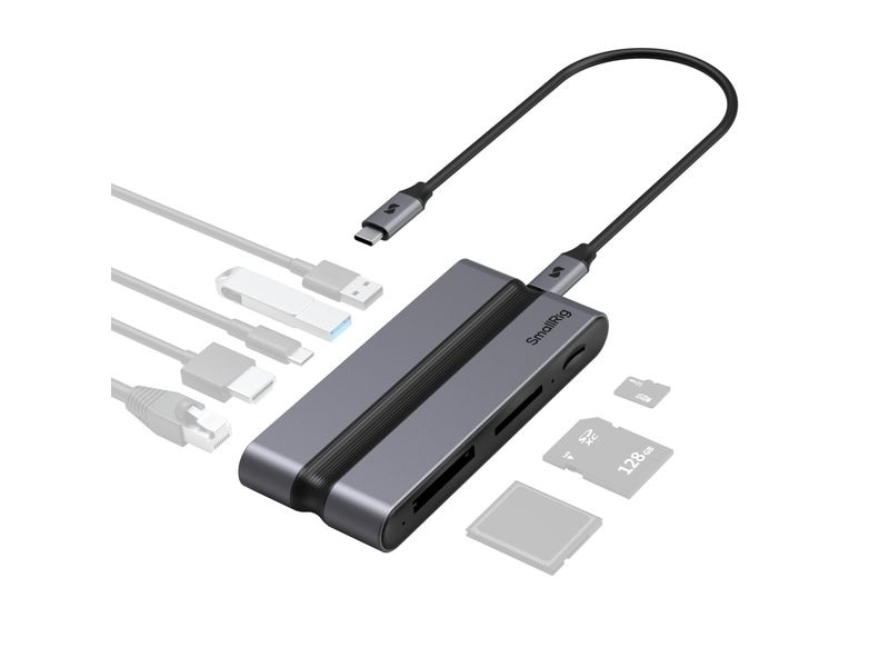 Smallrig Dockingstation 9 in 1 CFexpress B Vielseitige Docking Station für Fotografen