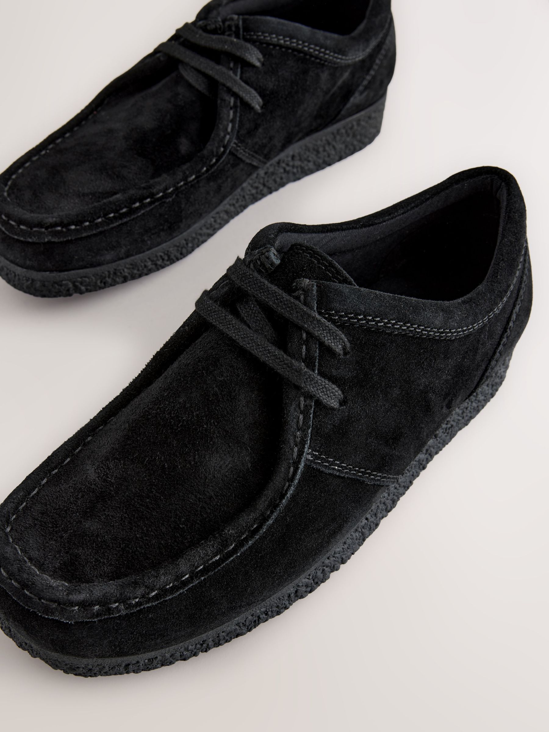 Zwart - Suède schortschoenen