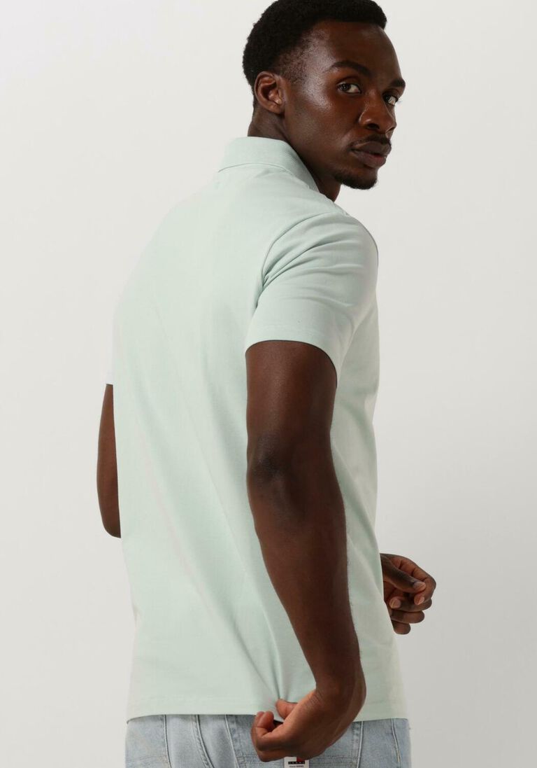 PURE PATH mint pure path polo shortsleeve polo with chest print