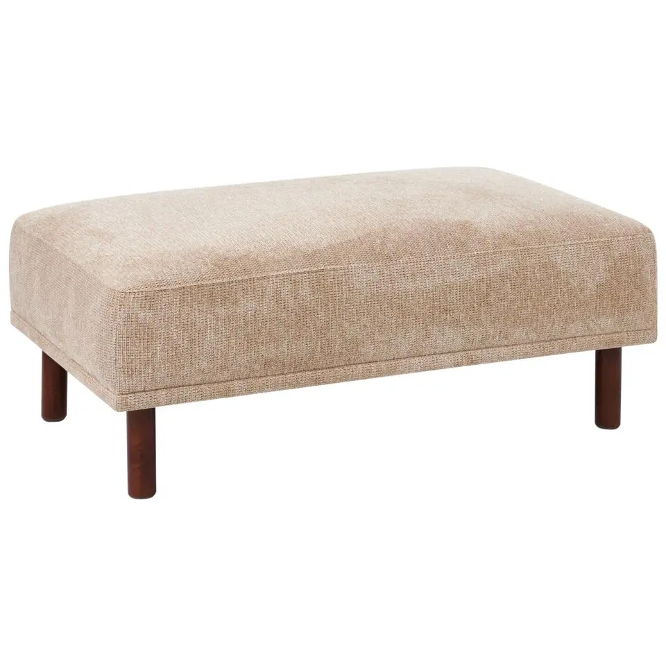 HOLT - Ottomaan - Beige - Polyester