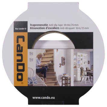 CanDo Traprenovatie Antislip Tape 25 mm - 18 Meter