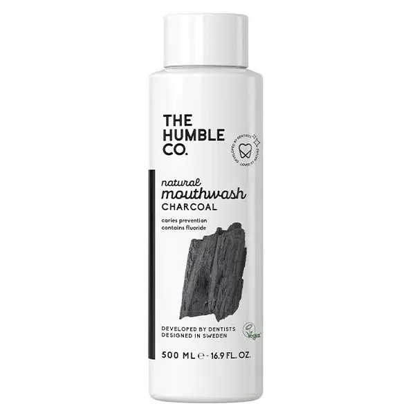 Enxaguante bucal Humble Natural Charcoal 500ml