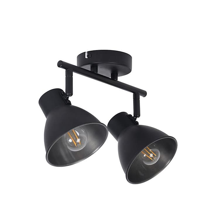 Réglette spot 2 lumières E14 40W Corep Dock L.30 x L.14 x H.19 cm