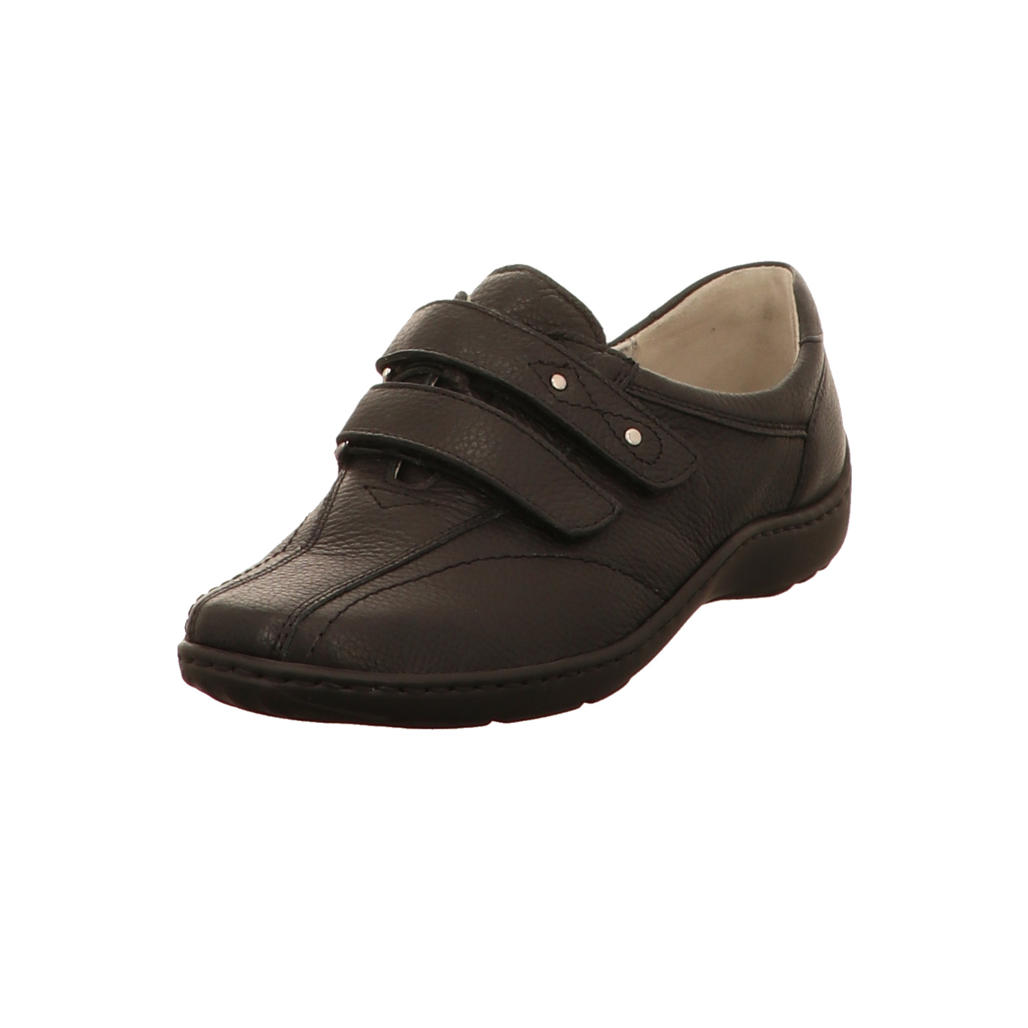Waldläufer Halbschuh schwarz schwarz