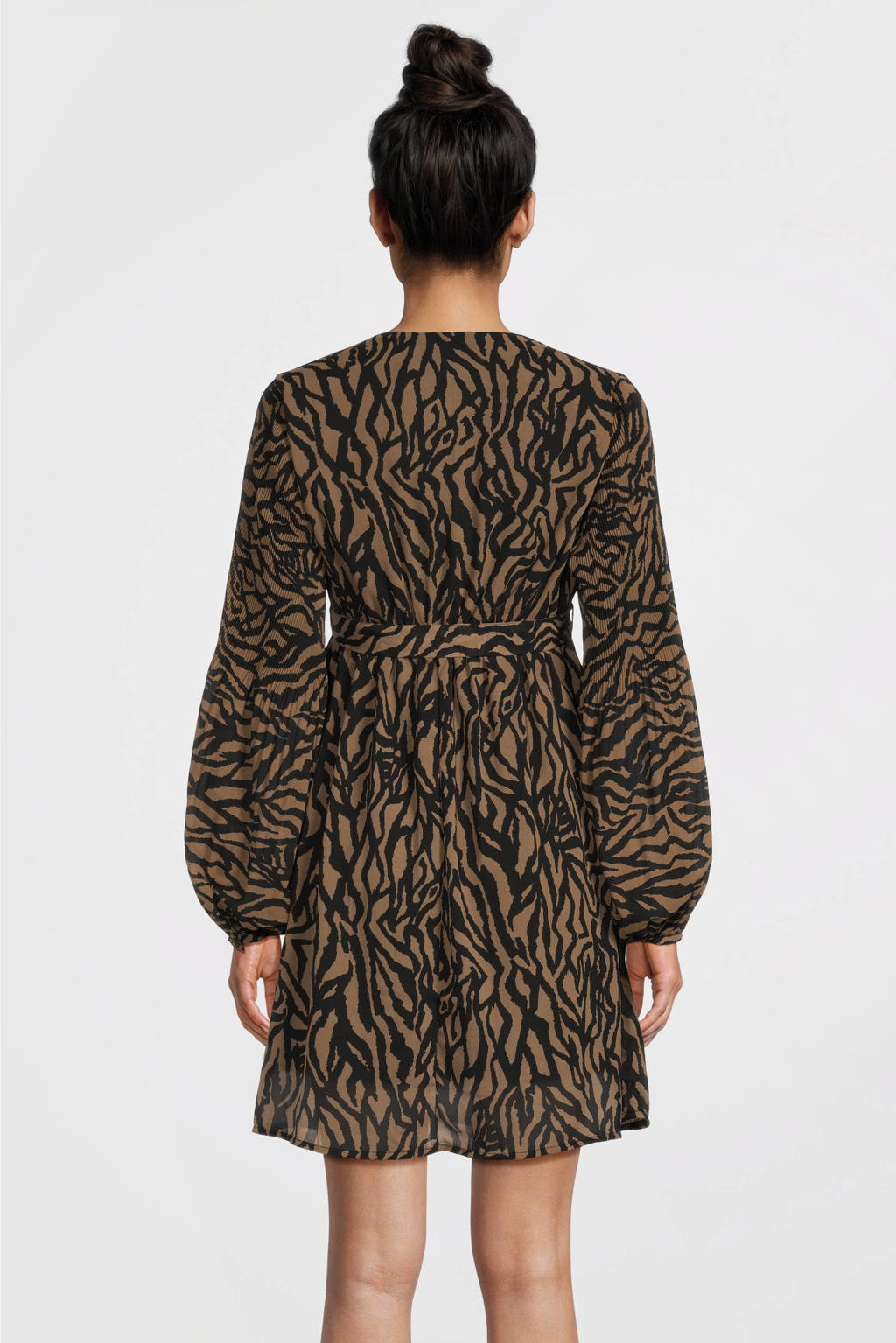 ONLY MATERNITY zwangerschapsjurk OLMSTAR met all over print olijfgroen/zwart