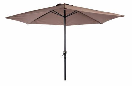 PARASOL ROND 2.3M MARRON