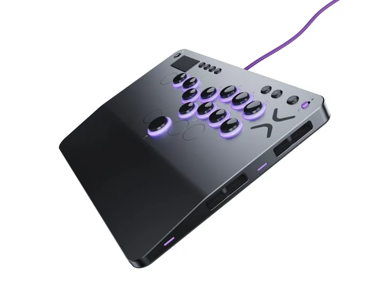 PDP Victrix Pro KO Leverless Fight Stick, Kamppind, PC, PlayStation 4, PlayStation 5, Knappen Makro, Ledningsført, USB, USB Type-C