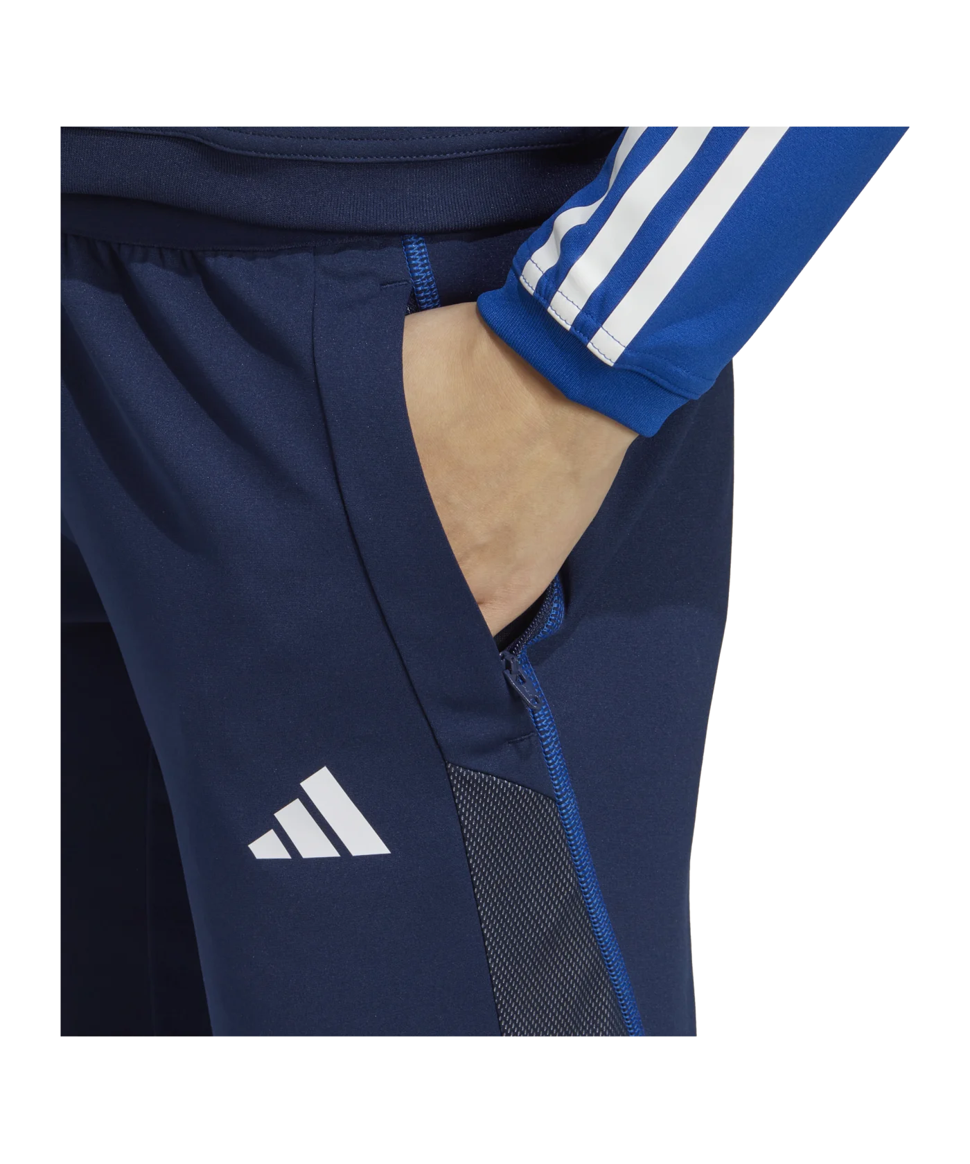 adidas Tiro 23 Competition Trainingshose Damen Blau Grau
