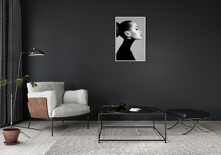 Cadre plastique gallery Ariane Home blanc l.40 x H.60 cm