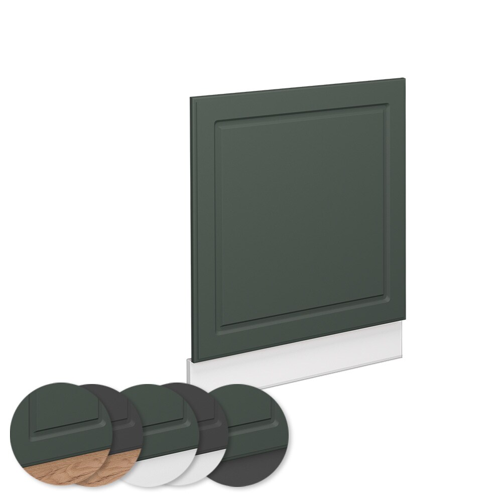 Vicco Geschirrspülerblende Küchenschrank Küchenmöbel Fame-Line Weiß Grün-Gold Landhaus 60 cm Küche Einbauküche Geschirrspüler Blende Küchenzeile