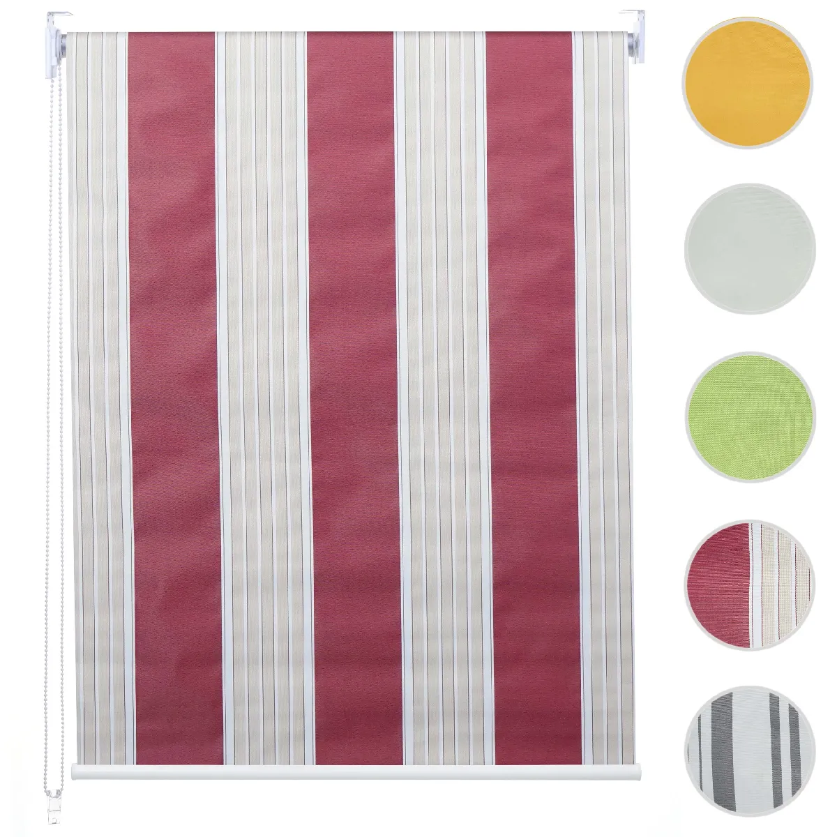 Mendler HWC-D52 - Rouge/Blanc/Beige