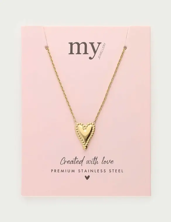 My Jewellery Fine dot heart ketting MJ13695