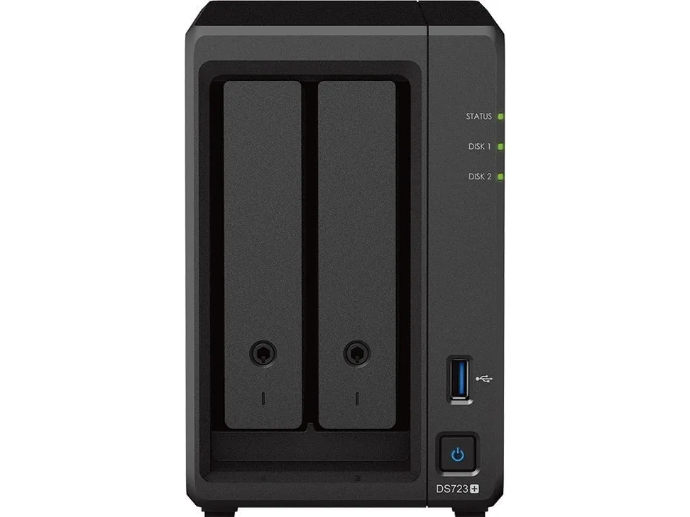 Synology Disk Station DS723  - NAS-server - 2 bays - RAID 0, 1, JBOD - RAM 2 GB - Gigabit Ethernet - iSCSI support