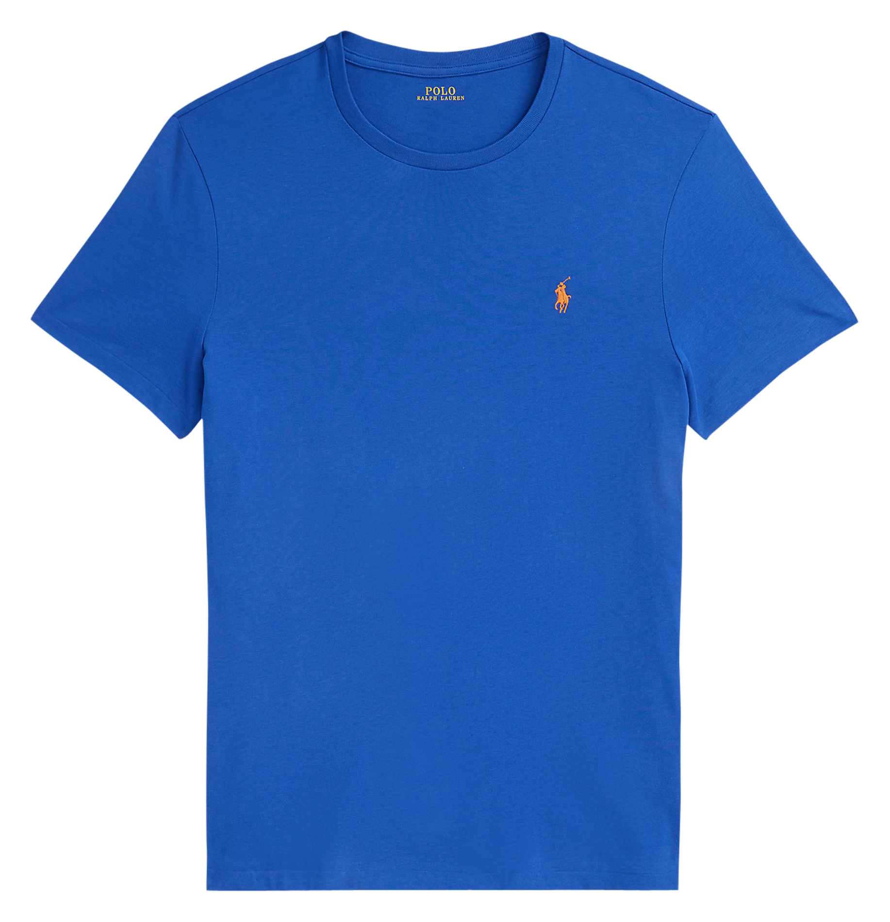 Tee-shirt slim-fit en coton| Bleu